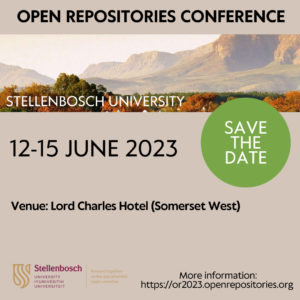 Save the Date, OR2023 12th-15th June 2023 in Stellenbosch, South Africa